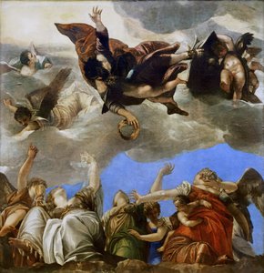 San Marcos recompensando las virtudes teológicas de Paolo Veronese