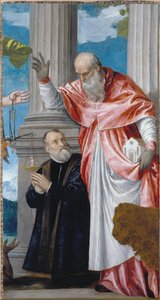 San Jerónimo y un donante de Paolo Veronese