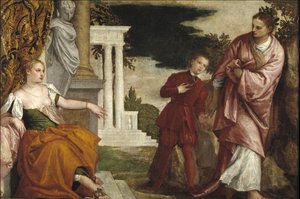 Joven entre la virtud y el vicio de Paolo Veronese