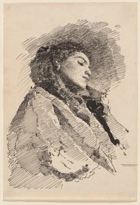 Joven mujer dormida