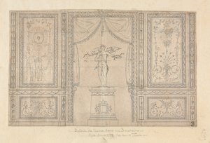 Statue of Cupid in a Wall Niche de Paolo Vincenzo Bonomini
