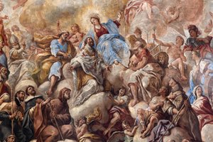 Frescos que representan la vida de San Cataldo de Paolo di Matteis