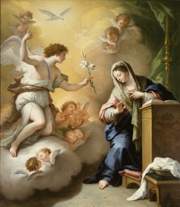 La Anunciación de Paolo di Matteis