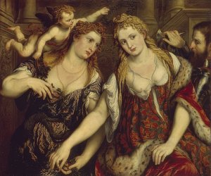 Flora, Venus, Marte y Amor de Paris Bordone