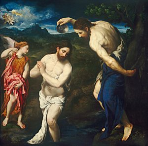 El Bautismo de Cristo de Paris Bordone