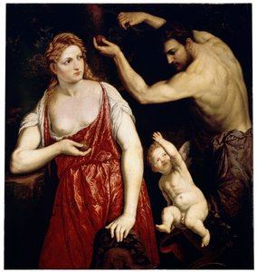 Venus y Marte con Cupido