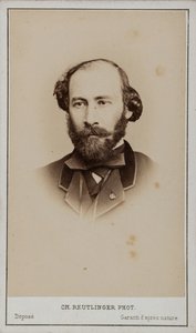 Retrato de Octave Feuillet 1821-1890 de Paris . Photo studio Reutlinger