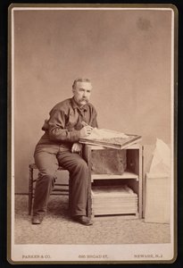 Retrato de Fred Mather 1833-1900 de Parker and Co