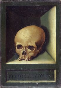 Memento Mori, c.1794 (óleo sobre tabla de roble) de Parkin Parkin