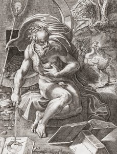 Diógenes, filósofo griego del siglo III a.C. de Parmigianino 