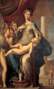 Madonna dal collo lungo (Madonna de cuello largo) de Parmigianino