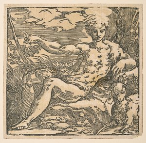 San Juan Bautista en el desierto de Parmigianino