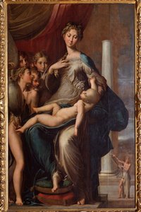 Virgen con cuello largo de Parmigianino