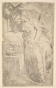 Astrología, principios del siglo XVI de Parmigianino