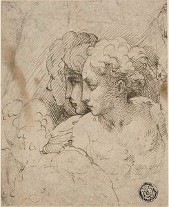 Cabezas femeninas de Parmigianino