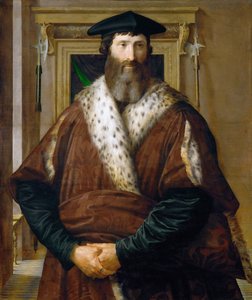 Retrato de un hombre Malatesta Baglione, c.1535 de Parmigianino