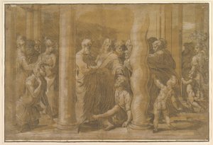 San Pedro y San Juan curando a los enfermos, principios del siglo XVI