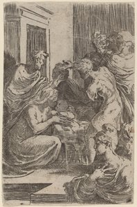 La Adoración de los Pastores de Parmigianino