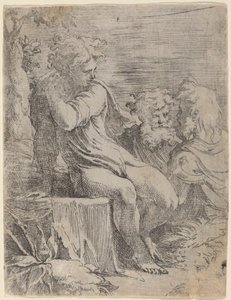 El niño y dos ancianos de Parmigianino