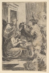 La Natividad, principios del siglo XVI de Parmigianino