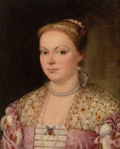 Retrato de una dama de Parrasio Micheli, Veronese (Paolo Caliari)
