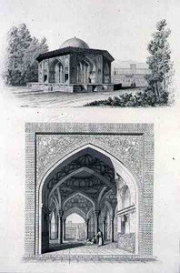 Kiosco en el Palacio Qajar Golestan 