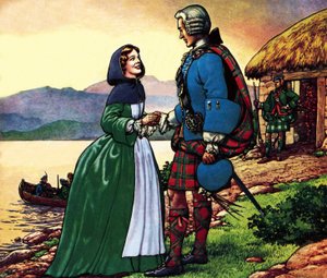 Bonnie Prince Charles y Flora Macdonald