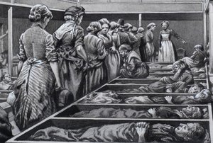 London Mission for Homeless Women (gouache sobre papel)