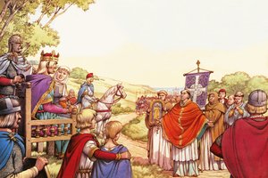 San Agustín llega a Inglaterra