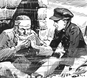 Ilustración para Grandes esperanzas de Charles Dickens (pluma y tinta)