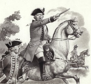 El duque de Cumberland (gouache sobre papel)