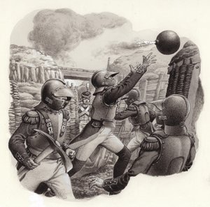 Los soldados de genio del Ejército Imperial de Napoleón (gouache sobre papel) de Pat (1907 95) Nicolle