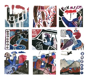 Alejarse de la ciudad para observar la vida salvaje, 2014 (acuarela)