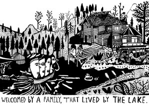 Welcomed By a Family, 2014 (tinta y pincel)