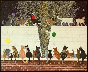 A Magical Display, 2012 (acrílico sobre percal) de Pat Scott