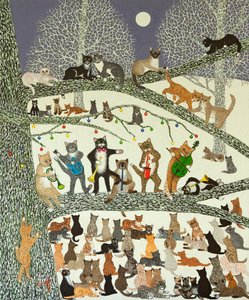 Un éxito rotundo, 2012 (acrílico sobre percal) de Pat Scott