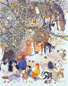 A Tasty Treat (óleo sobre lienzo) de Pat Scott