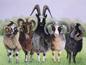 Ramificaciones (acrílico sobre percal) de Pat Scott