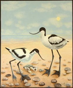 La nueva generación, 2012 (acrílico sobre percal) de Pat Scott