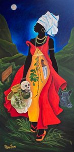 Cecile Fatiman, 2021 (acrílico sobre lienzo)