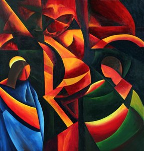 Cristo - Último aliento, 2008 (acrílico sobre lienzo)