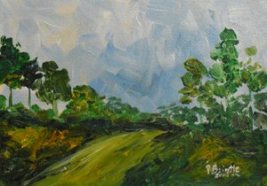 Bajando la colina, 2014 de Patricia Brintle