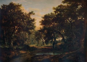 El borde del bosque, c1824 de Patrick Nasmyth