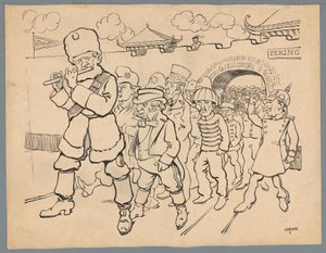Rusia atrae a países fuera de China de Patricq Kroon (signed by artist)