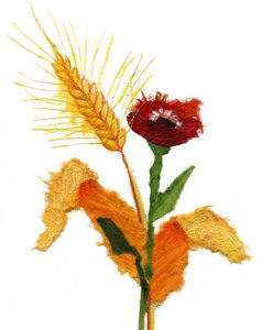 Naturaleza, 2021 (Acrílico sobre papel) de Patrizia La Porta