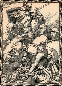 En la Batalla de Agincourt, 1902 de Patten Wilson