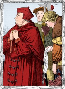 El arresto del cardenal Wolsey, 1902 de Patten Wilson