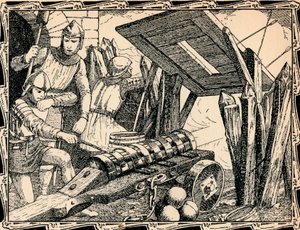 El primer cañón en Crecy