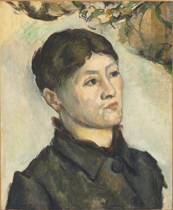 Retrato de Madame Cézanne de Paul Cézanne