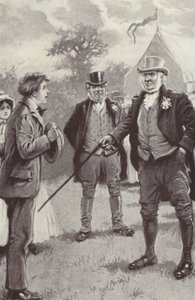 Ilustración para Barchester Towers de Anthony Trollope de Paul (after) Hardy
